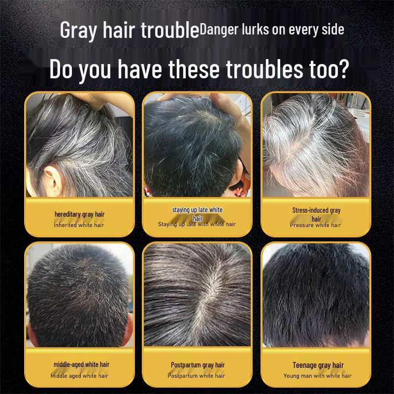 Jingpeitang Usma Gras Kräuter Shampoo Bar für schwarzes Haar