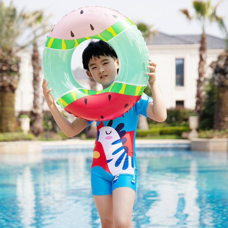 Children Adults And Inflatable Watermelon Swim Rings Water Swimming Supplies