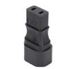 Power Adapter Male to IEC Female Durable Long Life Converter Plug for AC Output 6A 250V