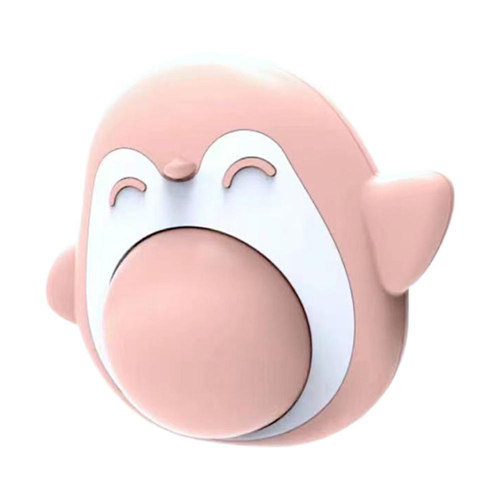 

Penguin Shaped Cat Toys Molar Teeth 360 Rotating Catnip Snack Ball Pet Products розовый