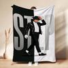 Michael Jackson Dangerous World Tour Theme Printed Blanket Skinfriendly Warm Throw Blanket For Camping Travel Party Decor Gift For Friends