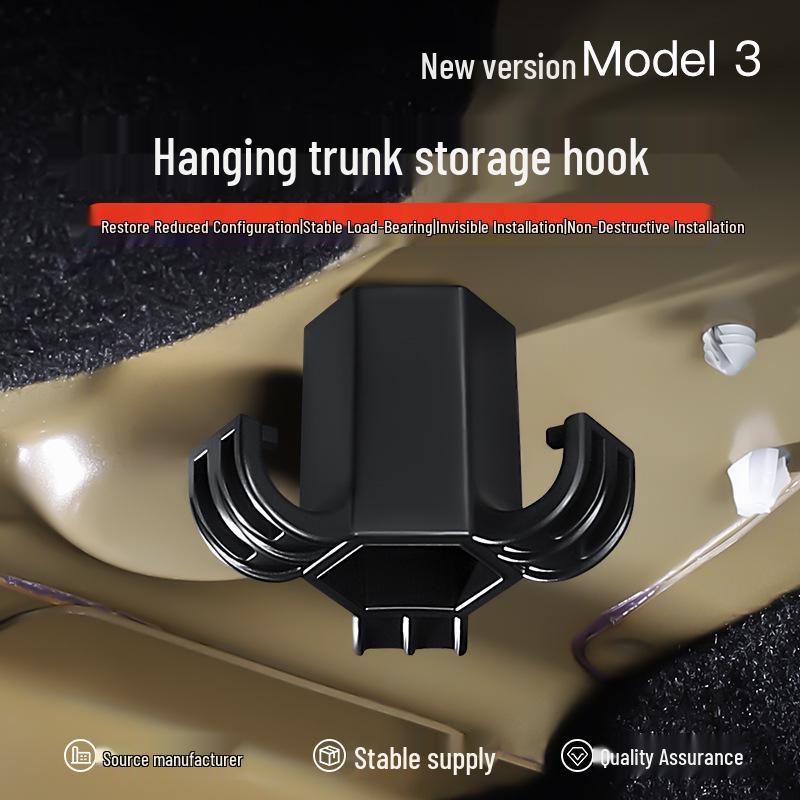 Tesla Model 3/Y Kofferraum und Front Haken Aufbewahrungs-Organizer Zubehör