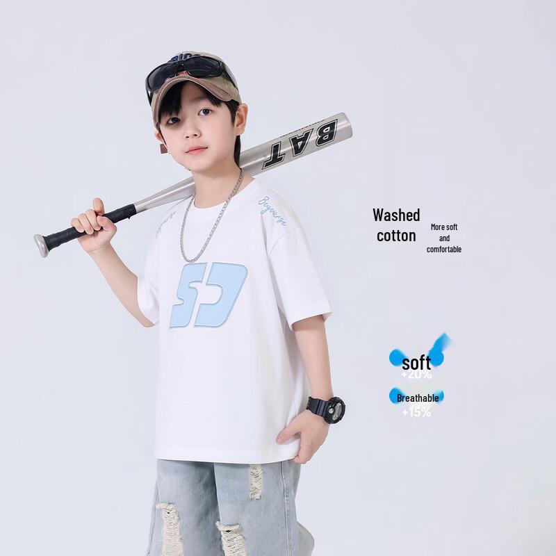 Boys' Comfortable Cotton Short Sleeve T-Shirt