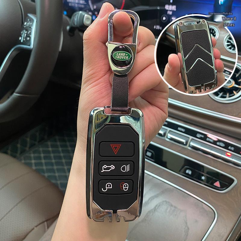Land Rover Key Case: Fits 23 Range Rover Evoque, L Shell, Discovery 4, Sport, Velar, Freelander 2, Defender.
