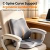 Ergonomic Memory Foam Seat Cushion, Non-Slip Orthopedic Pad for Tailbone Sciatica Pain Relief, Office Chair Car Home