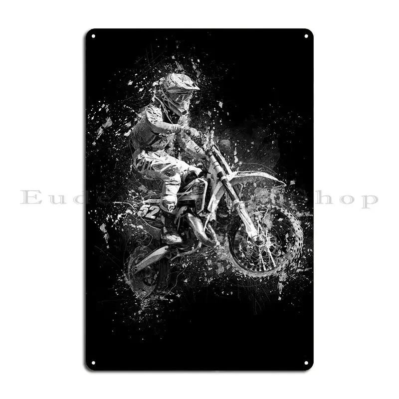 Dirt Bike Jump Metal Plaque Poster Bar Personalized Living Room Wall Cave Garage Tin Sign Poster
