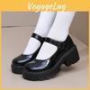 Shoes Mary Vintage Jane Women Girls Platform Pumps High Heels Platform Lolita Shoes Japanese Style College Sweet Student Shoes