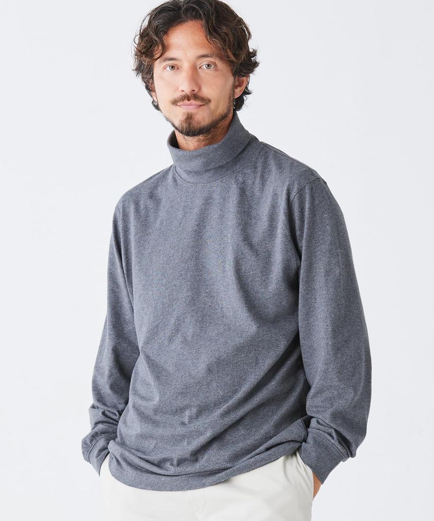 LL Bean Carefree Unshrunkable Japan 1000066291 Men's Turtleneck, Fit, XL, White,