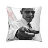 Barack Obama Smoking Square Pillowcase Cushion Cover Pillow Case Throw Pillow Cover for Home Bedroom Car