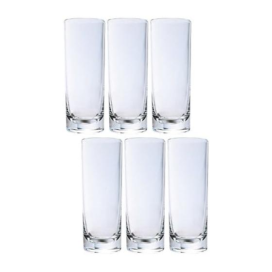 ADERIA i-Line Collins Glass 300ml 6 Pieces Made In Japan Dishwasher Safe Highball Cup Wedding Gift Beer Stylish Present Popular Ranking Glass Sake