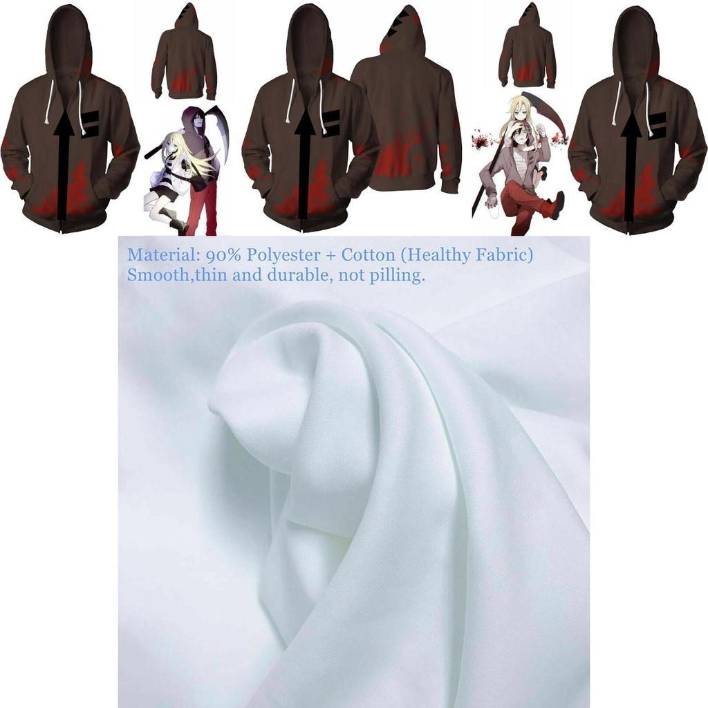 Anime Angels Of Death Isaacfoster Zack Hoodies Mantel Sweatshirt Kostüm Cosplay