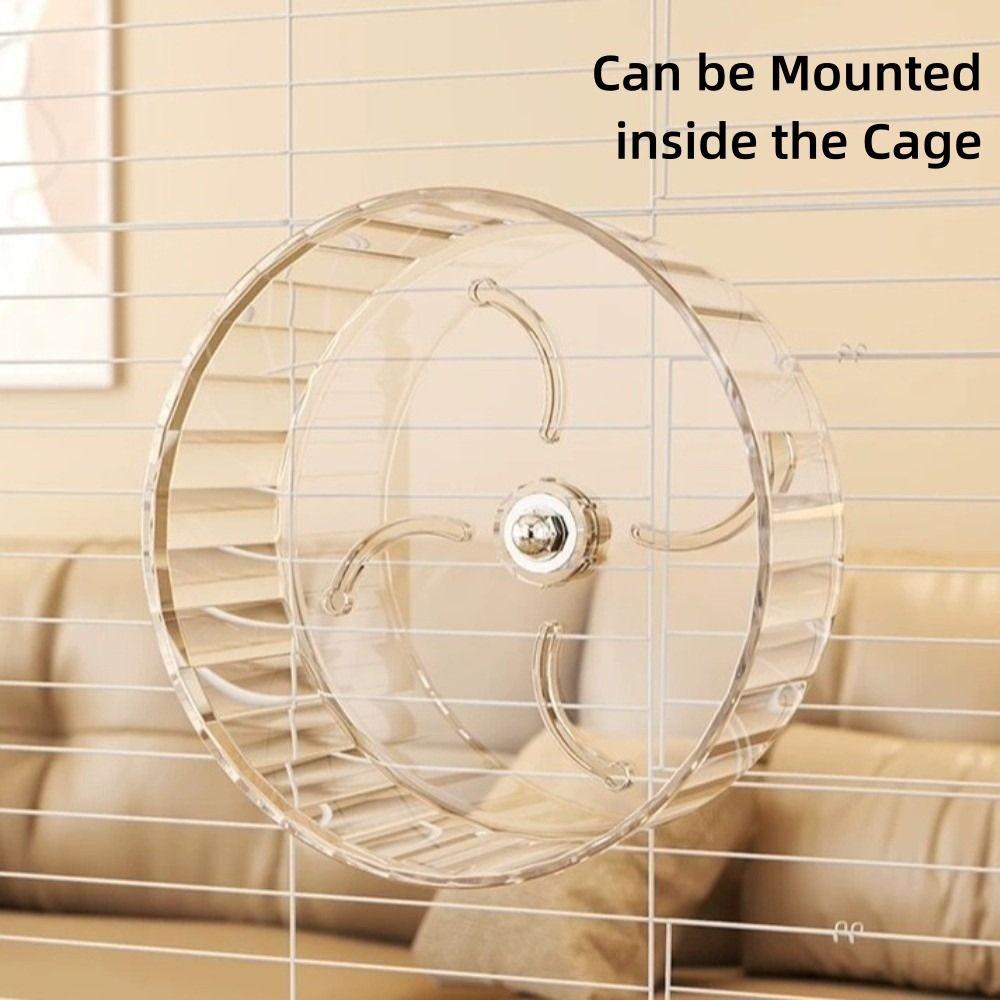 18cm Small Pet Exercise Wheel Clear Rat Playing Roller New Pet Running Roller Indoor Use