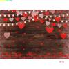 Vinyl Custom Valentine's Day Photography Backdrops Props Lover Rose Flower Wall Wedding European Winow Photo Background AL-09