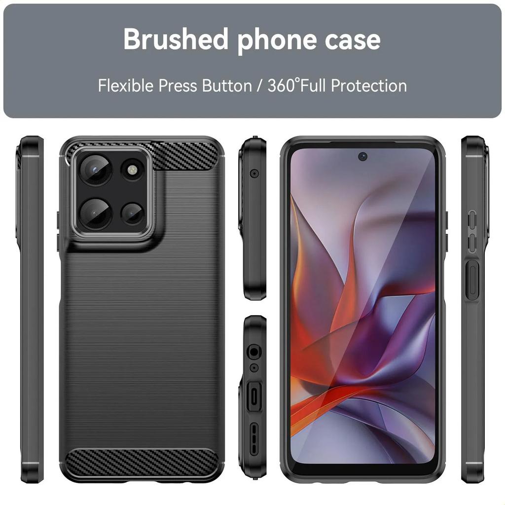 Phone Case For Motorola Moto G 5g 2025 ,flexible Tpu Fiber Protective Cover For Motorola Moto G 5g 2025
