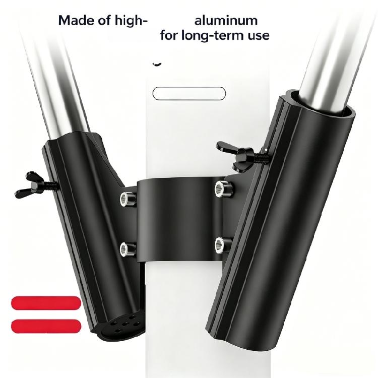 Vehicle Accessory Flag Mounting Clamp In Lightweight Aluminum Construction For Outdoor Use On 1 Inch Posts