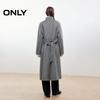 Only Women's 100% Lamb Wool Double-Faced Long Coat