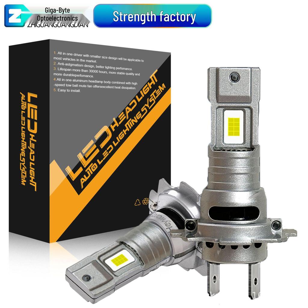 Original H7 LED Headlight: Super Bright, Mini Direct Plug-in Replacement Spotlight for Cars