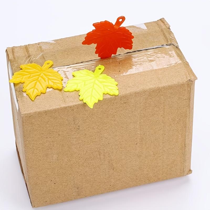 

2pcs/5pcs/10pcs Maple Leaf Shape Opener Durable Plastic Portable Unboxing Tool for Cardboard Box 2pcs