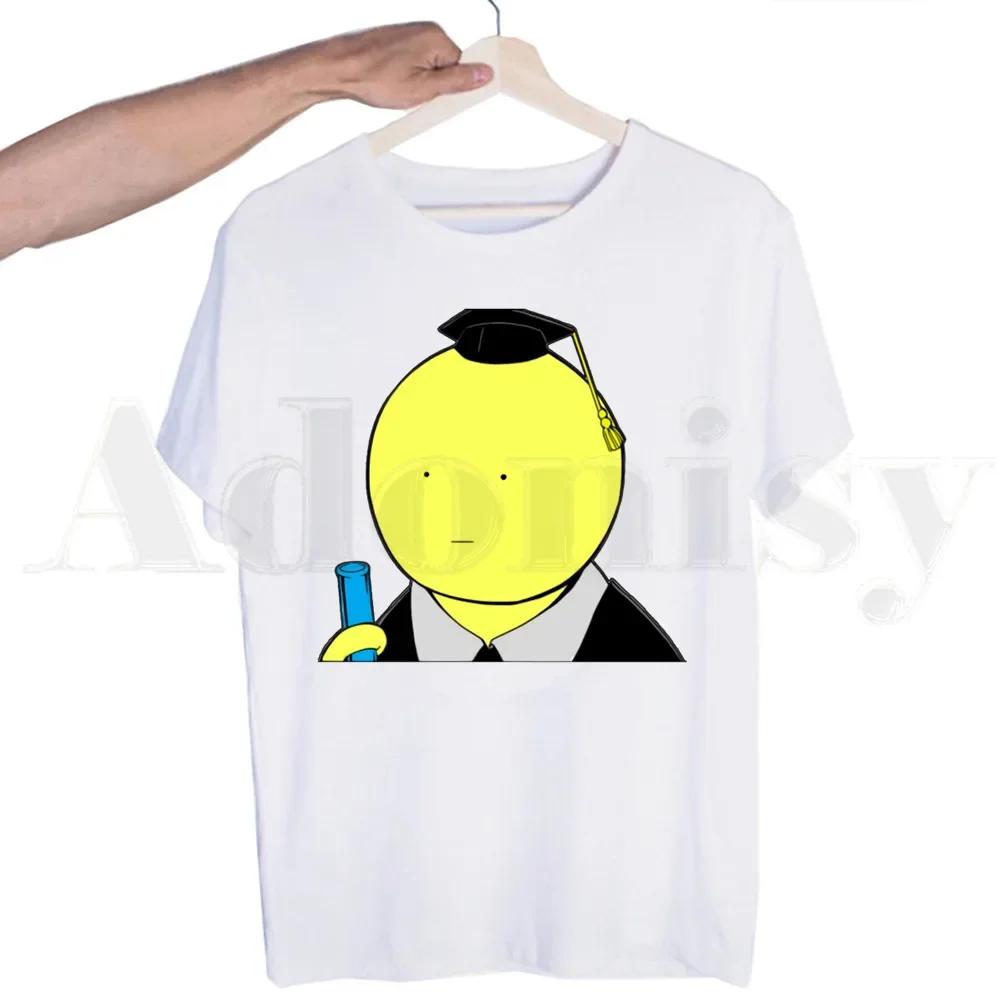 Assassination Classroom Korosensei Japanese Anime Tshirts Men Fashion Summer T-shirts Tshirt Top Tees Streetwear Harajuku Funny