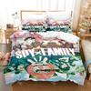 Fashion SPY×FAMILY Anime Bedding Set Single Twin Full Queen King Size Bed Set Kids Bedroom Duvetcover Sets Bed Sheet Set