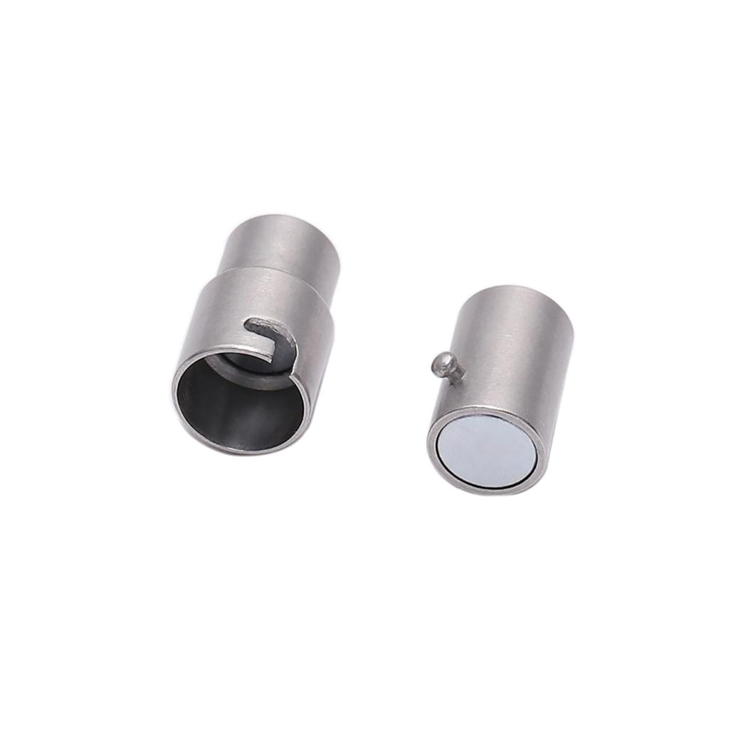 10pcs/lot Strong Magnetic Clasps 3 4 5 6 8 10 mm Leather Cord Bracelet Connectors For DIY Jewelry Making Accessories