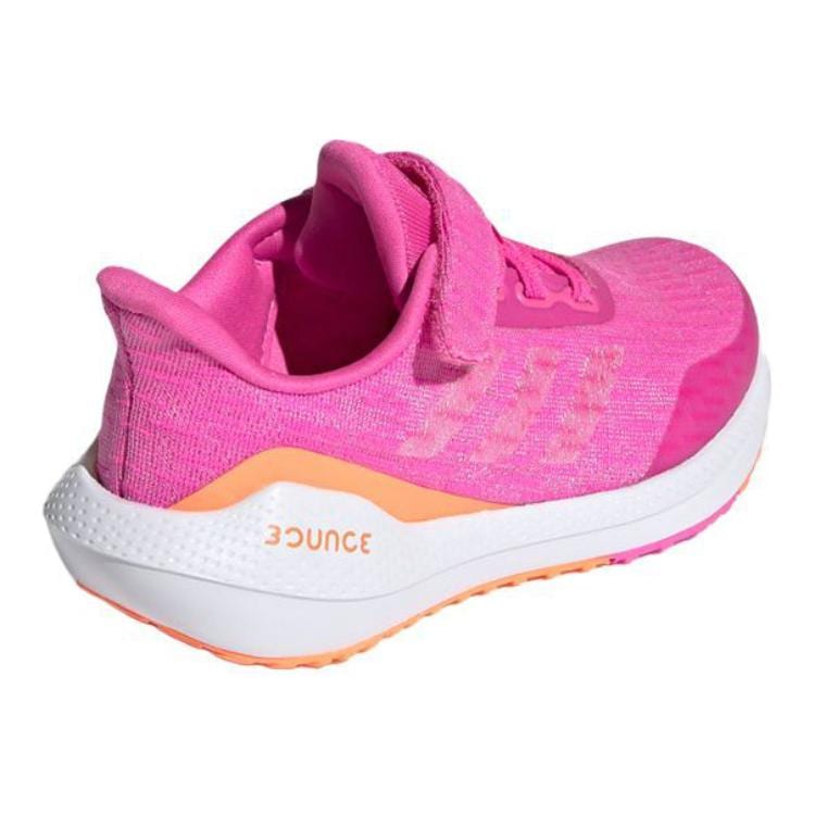 adidas EQ21 Run Velcro J Fabric Breathable Low Top Kids' Running Shoes Pink Kids' FX2255