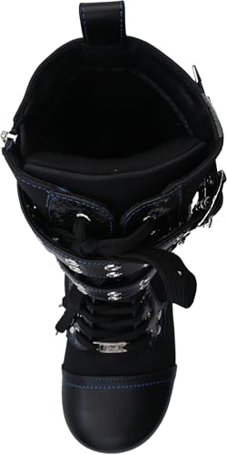 Men's platform lace-up short boots