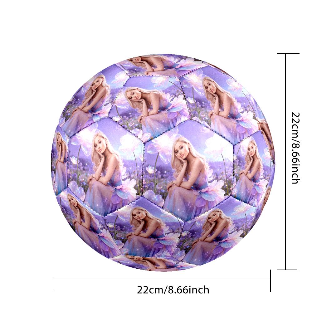 Ariana Grande Size 5 Soccer Ball, Durable Standard Football For Training Match Outdoor Sports