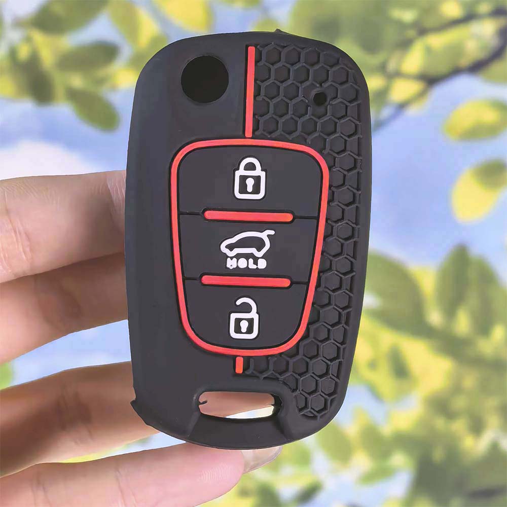 Key Fob Cover for Hyundai Anti-Scratch Guard Shockproof Protection Soft Grip Texture Responsive Button Touch Dust Resistant Cover Easy Install Design