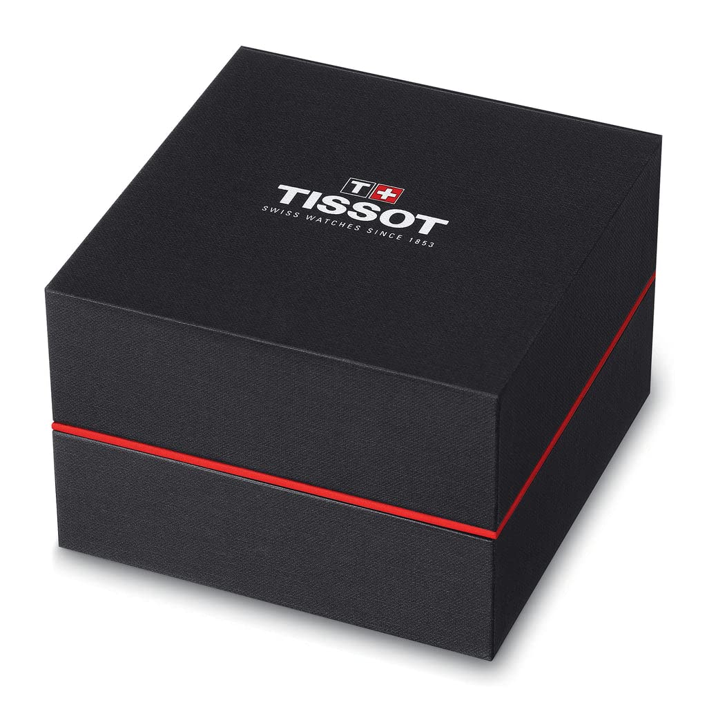 TISSOT PRX Digital Unisex Watch with Gold Dial and Bracelet, Model T1374633302000 [Official Import]