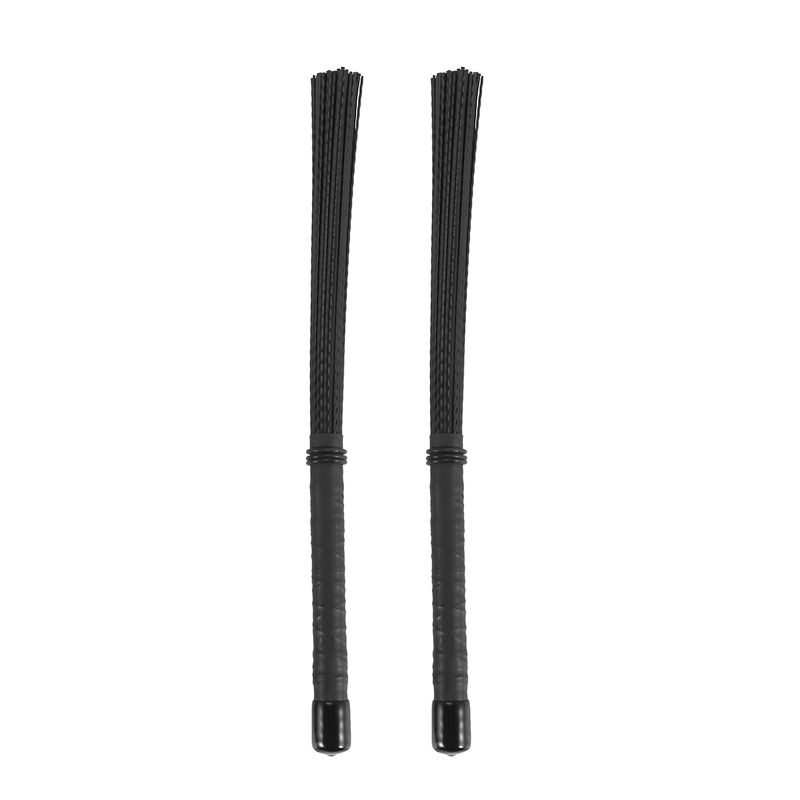 Classy-12Pcs Cajon Brush Telescoping Drum Brushes Nylon Sticks Percussion For Jazz Stick Drum чёрный