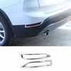 For BMW X1 F48 16-19 ABS Chrome Exterior Rear Fog Light Lamp Frame Trim 2PCS