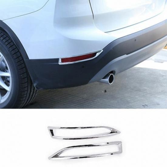 Для BMW X1 F48 16-19 ABS Хромированная Внешняя Задняя Противотуманная Фара Рамка Отделка 2 ШТ