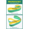 Perimeter 850mm-2100mm Yellow Green Nylon Sheet Flat Transmission Belt