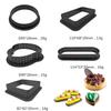 Cake Ring Cake Molds French Dessert Mousse Cake Mold Cakes Baking Cakes Decor Perforated Round Mold Ring Kitchen Baking Tools