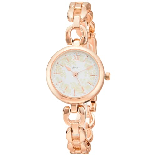 

Fieldwork Watch, Waterproof, Floral Daisy Design, Metal Band, Analog, WP Pumry ASS163-3, Women s, Rose Gold