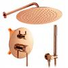 Concealed Shower Set Copper Gloss Quilted Venti + Box