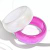Glitter Big Round Irregular Wide Bracelet Geometric Design Transparent Hand Ring  Girls