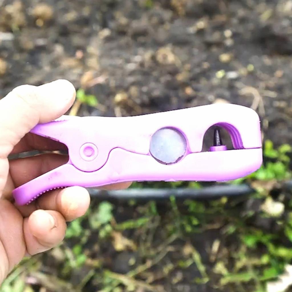 2-in-1-Kombinations-Rohrschneider, Locher mit ergonomischem Griff, robustes Tropfbewässerungsschlauch-Schneid- und Lochstanzwerkzeug zum Einsetzen von Fittings