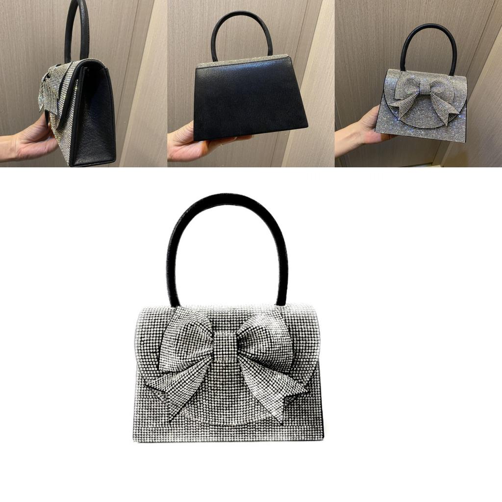 New Cross-border European And American Light Luxury Rhinestone Handbag Bridal Wedding Dress Evening Banquet Evening Bag