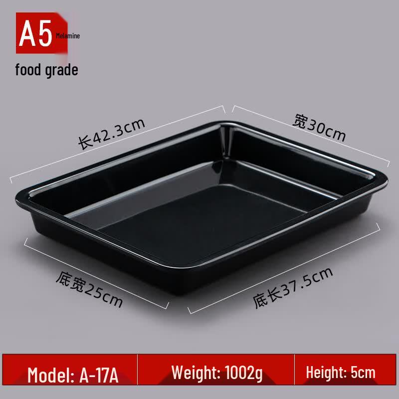 KANGMO Rectangular Plastic Food Display Tray