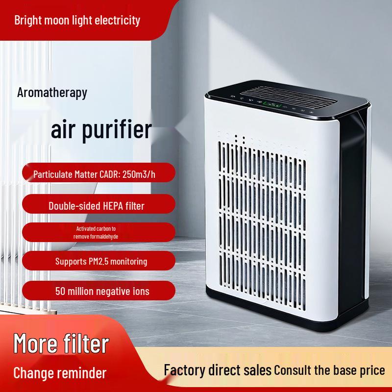 

Bedroom Air Purifier with Negative Ions for Pet Hair, Odor, and Dust Mite Removal Filter for LYL-KQXDJ-12