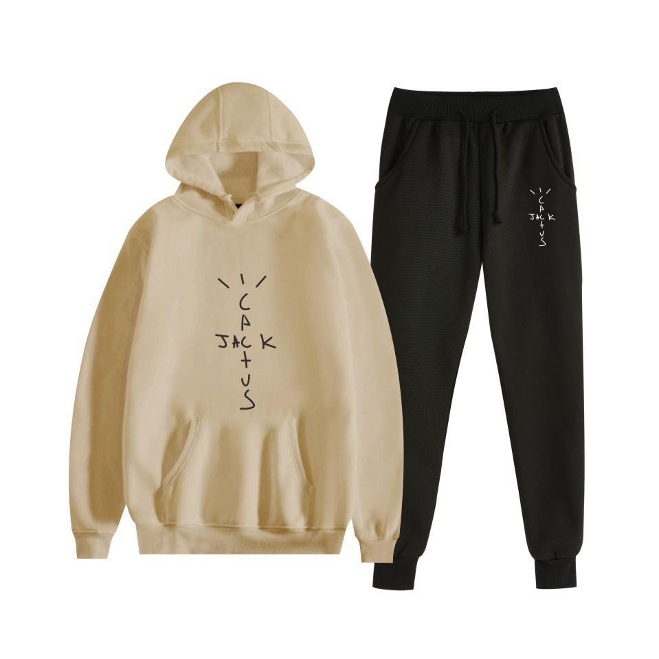 Hot-selling European and American Singer Travis Scott Casual Hooded Sweater Couple Suit