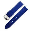 Curved Silicone Watch Strap with Arc Design (18/19/20/21/22/24mm)