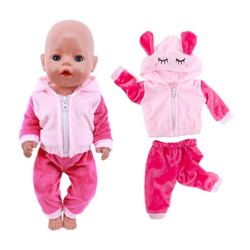 18-inch American Doll Clothes Plush Clothes Animal Suit Duck Panda Giraffe