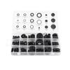125pcs 18 Sizes Rubber Grommet Firewall Hole Plug Set Electrical Wire Gasket Assortment Kit