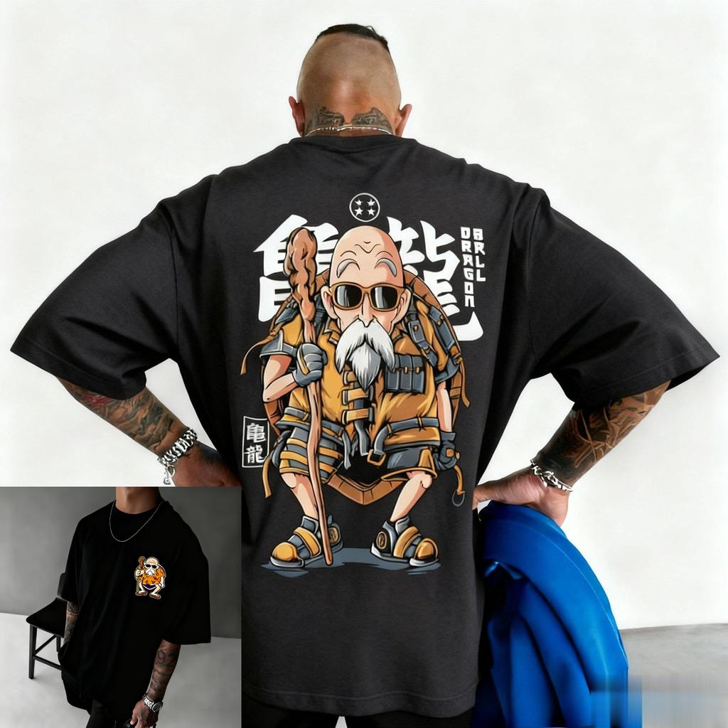 Dragon Ball Anime Mens Short Sleeved Tshirt 2026 Summer Y2k Street Dress Pattern Pure Cotton Tshirt Fitness Sports Top