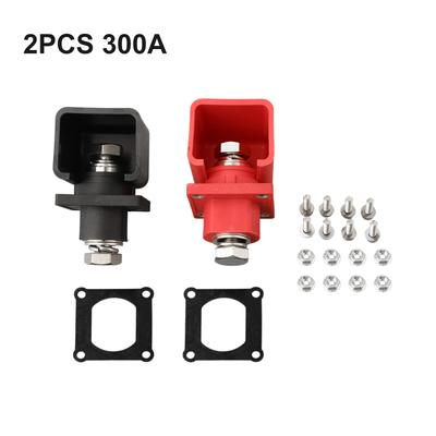 2pcs DC500V 300A High Current Energy Storage Terminal Block For New Energy Lithium Batteries Energy Storage Cabinets
