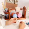 Wooden Yarn Holder Spinning Knitting Tools Crochet Yarn Holder Rotating Thread Spool Wool Ball Winder Rotation Spinner