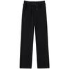 Women's Korean Style High Waist Wide Leg Sweatpants - Petite, Warm, Drape, Casual Sports Pants for Spring 2026